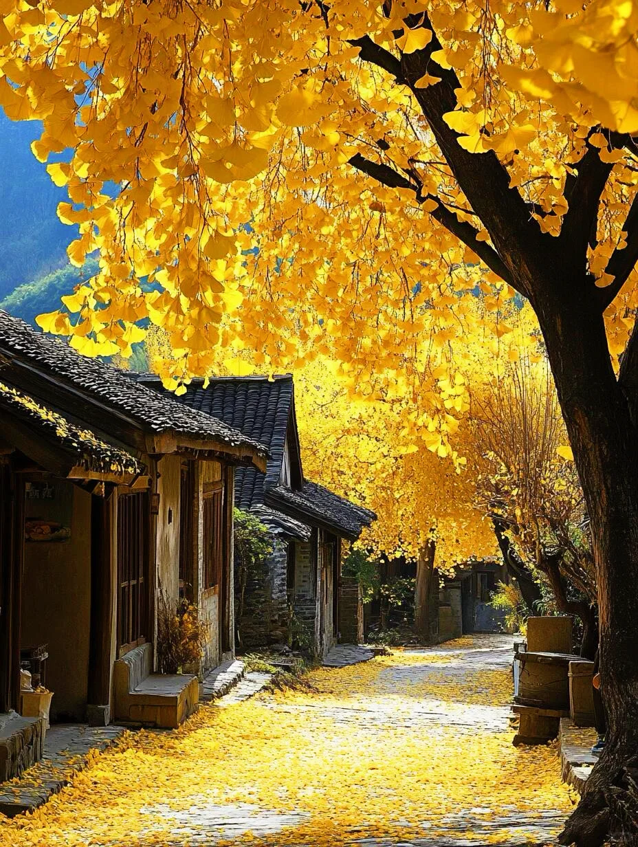 11-12月一定要里腾冲!!国内最大银杏古村🥹