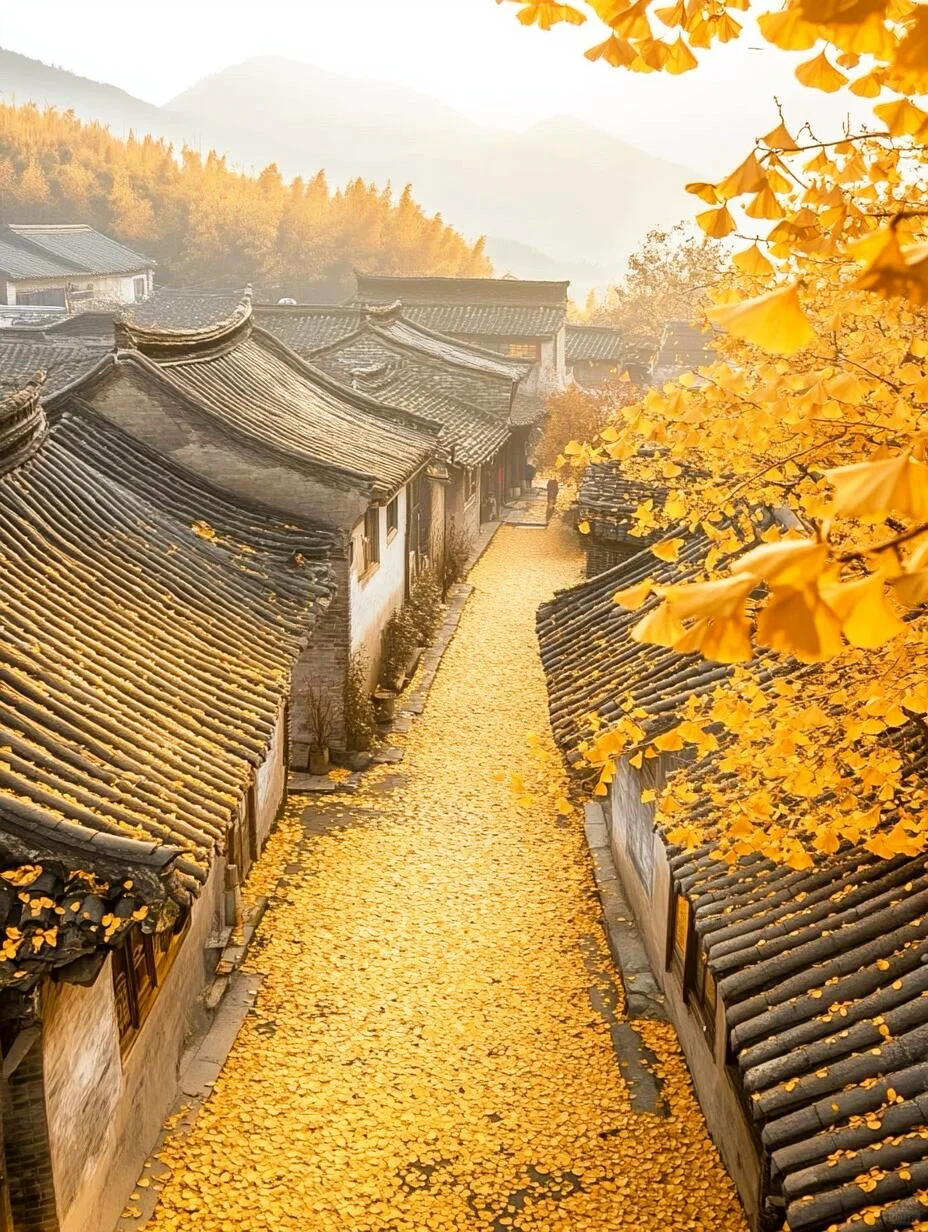 11-12月一定要里腾冲!!国内最大银杏古村🥹