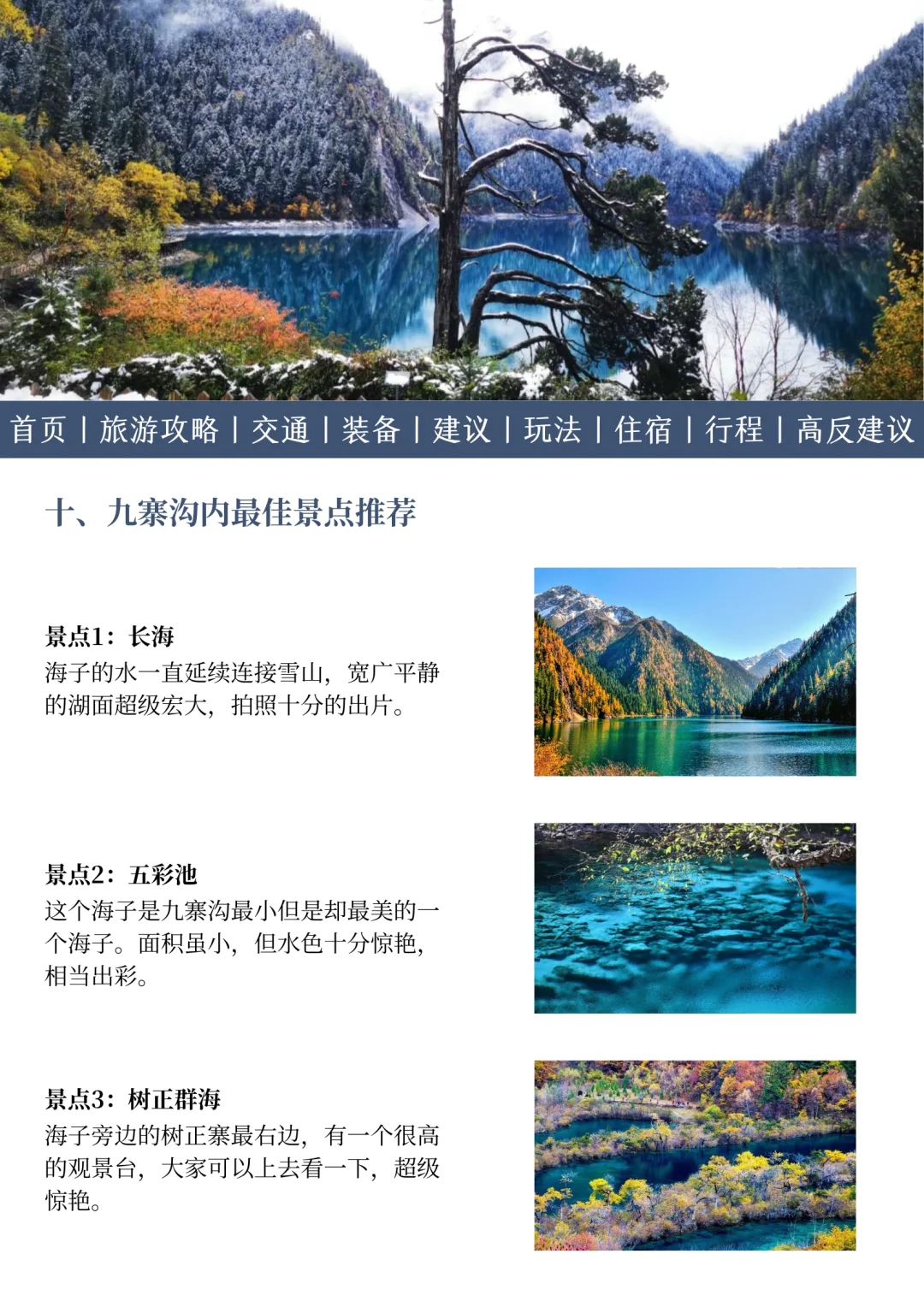 九寨沟淡季最新通知📖很难找全姐妹们快马住