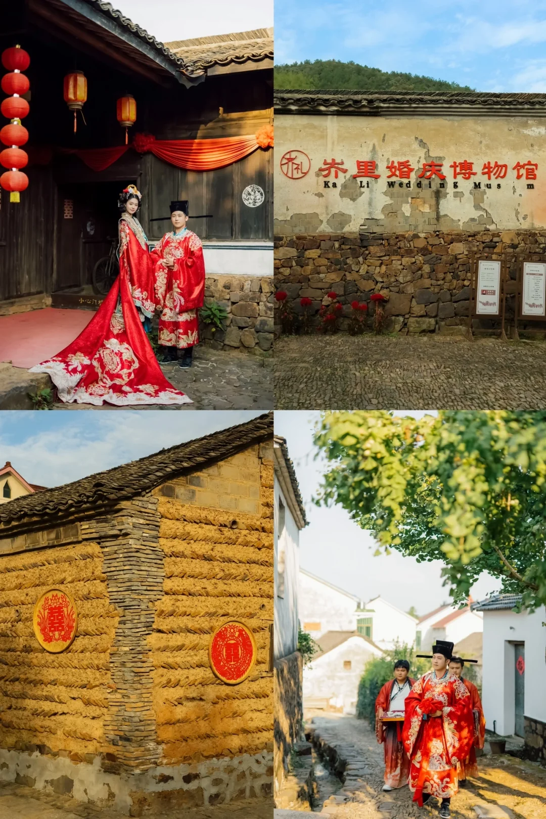 不在北京!!在浙江!!百年银杏村巨秋天🍂