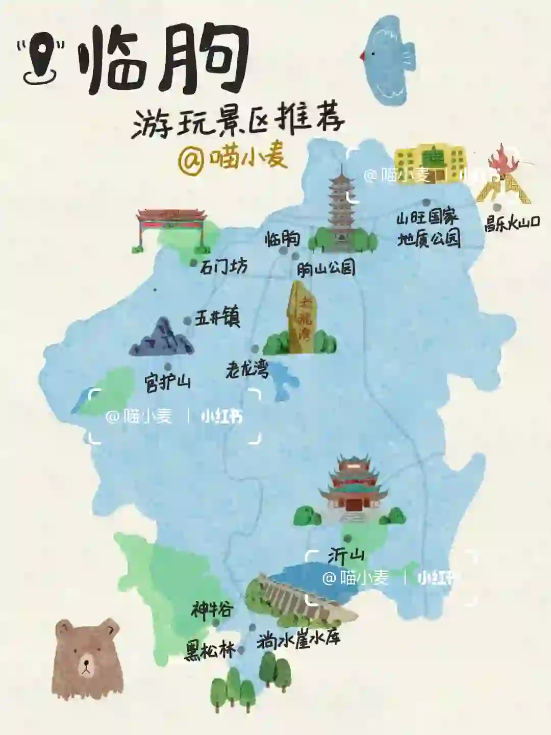 一张图看懂临朐怎么玩|临朐最全攻略