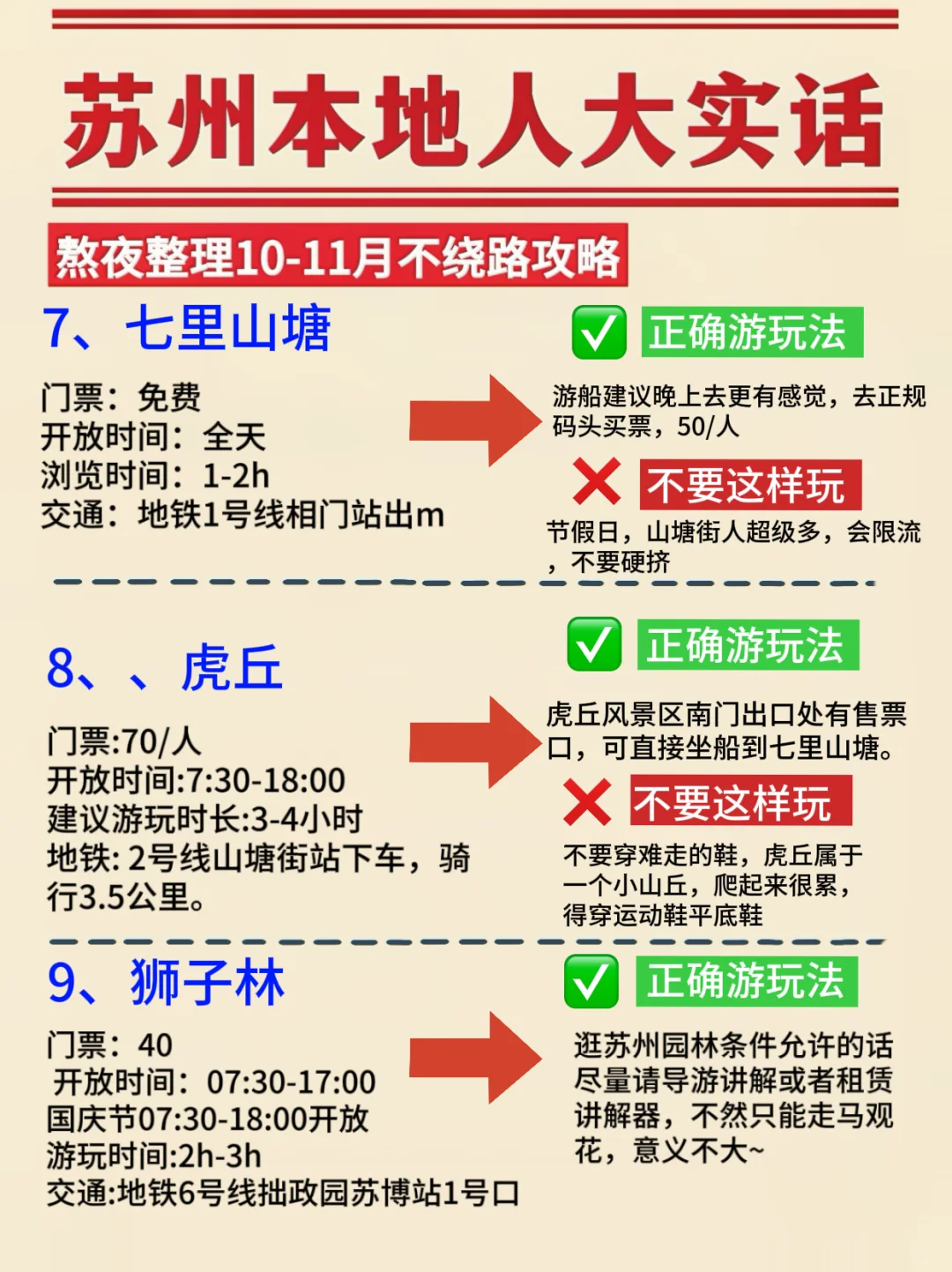 苏州游玩攻略📝送给10月去玩的姐妹