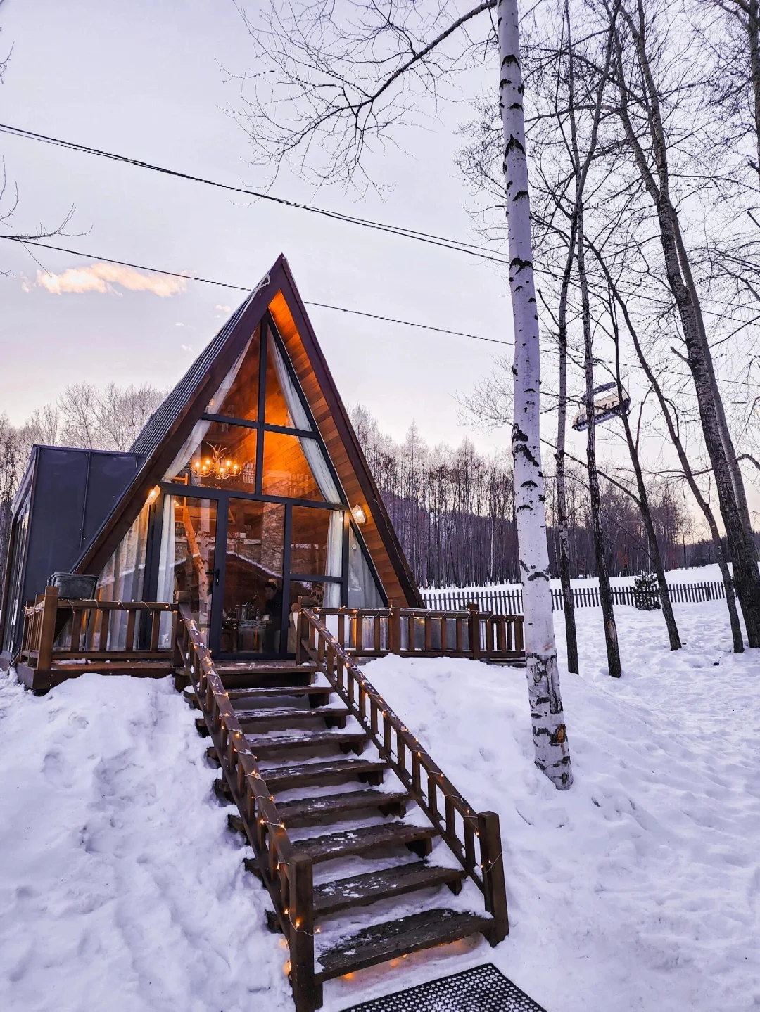 和老公去了长白山，这雪景酒店比瑞士还震撼！