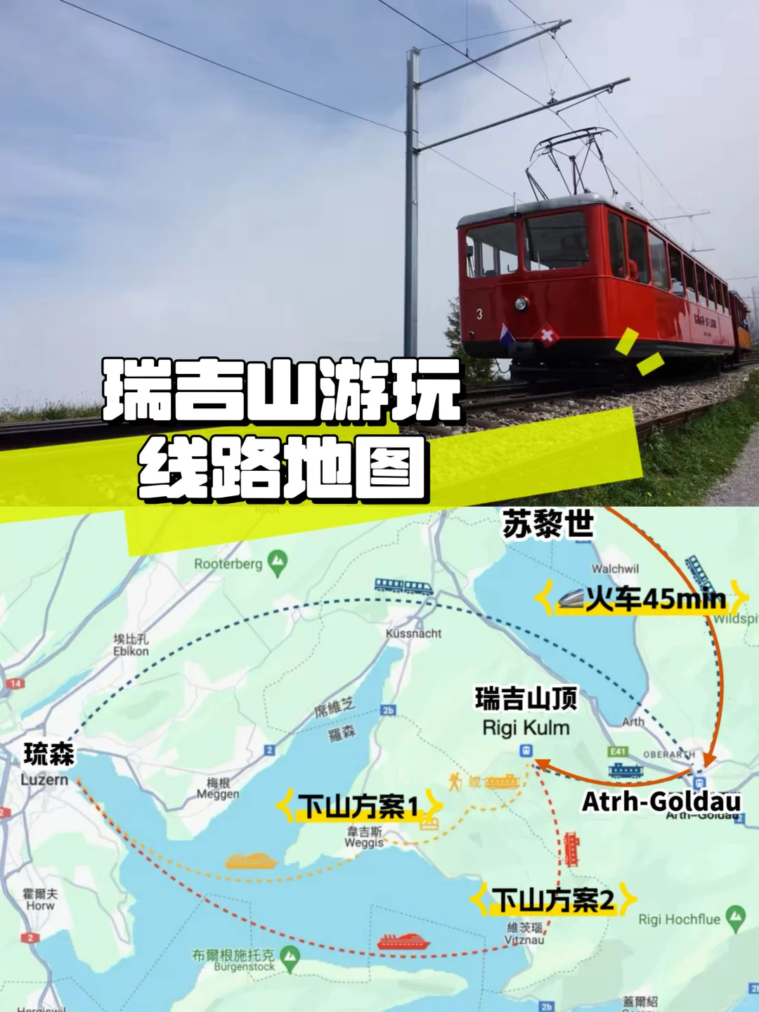 人均9K瑞士7天保姆级旅游攻略｜附手绘地图