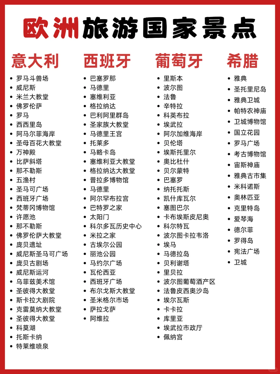 谁懂啊,终于有人把欧洲旅游说清楚了😭