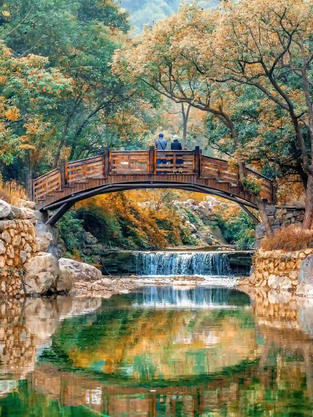 不是九寨沟❗在杭州❗小九寨秋景秘境真绝🍂