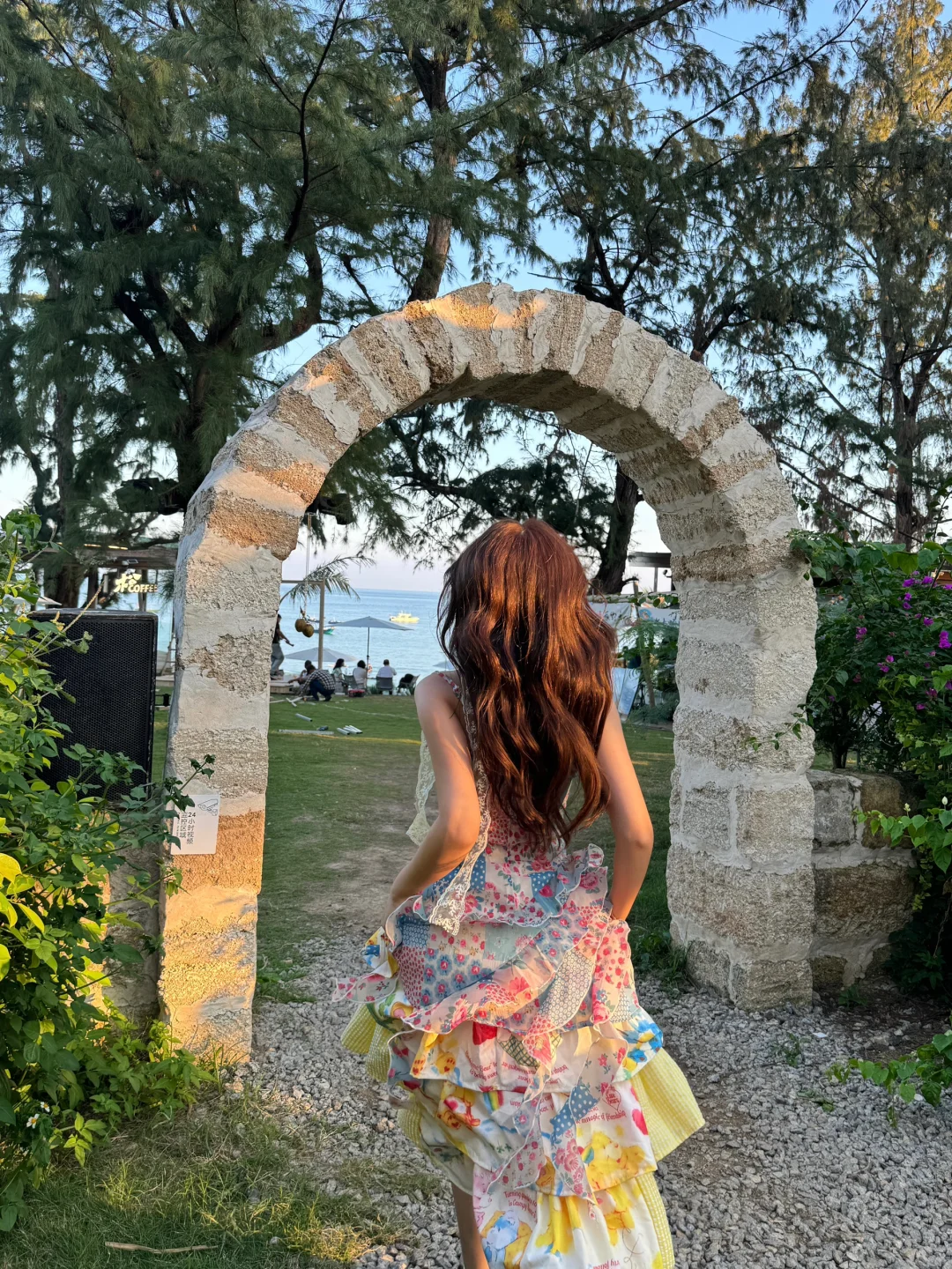 在涠洲岛昨天刚去打卡的景点虞书欣今天去啦