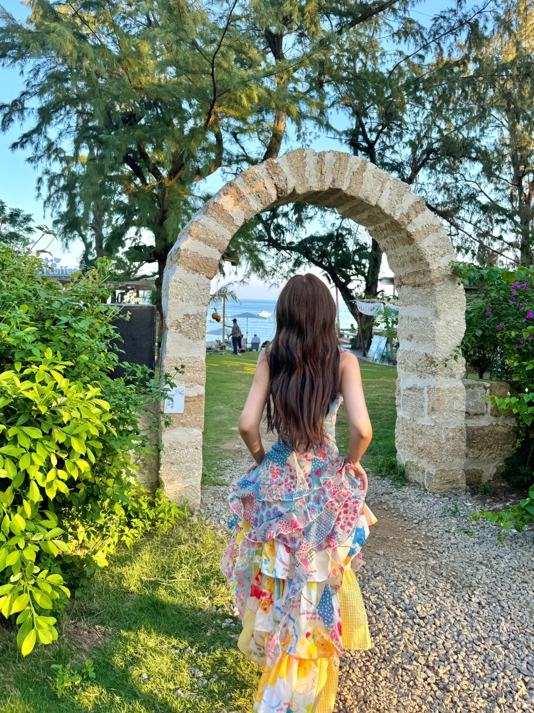 在涠洲岛昨天刚去打卡的景点虞书欣今天去啦