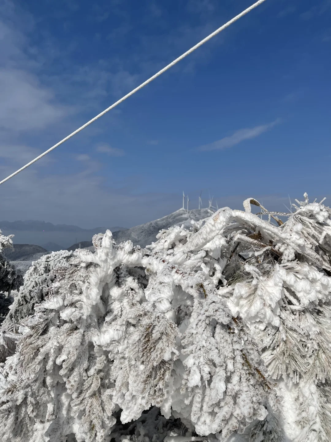 广东看雪-清远云冰山 十二月底