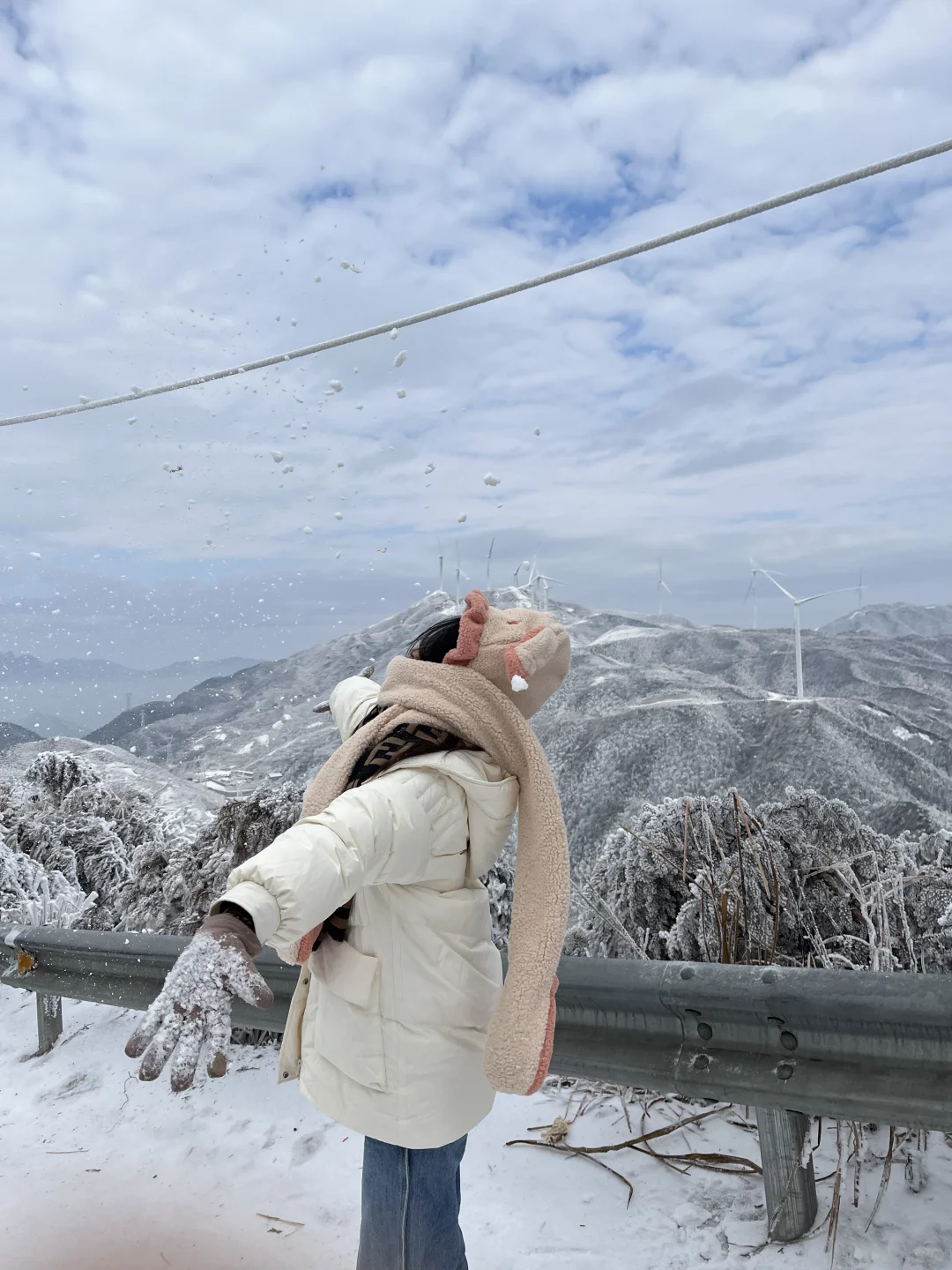 广东看雪-清远云冰山 十二月底