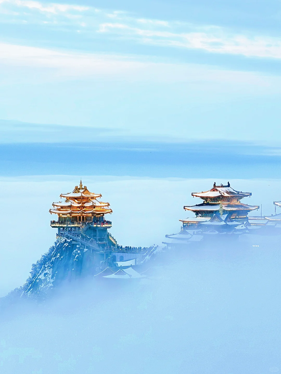 11.19豪赌成功丨雪后老君山云海直接封神！