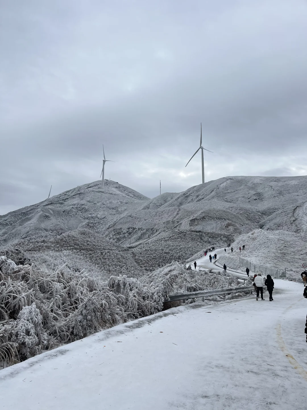 广东看雪-清远云冰山 十二月底