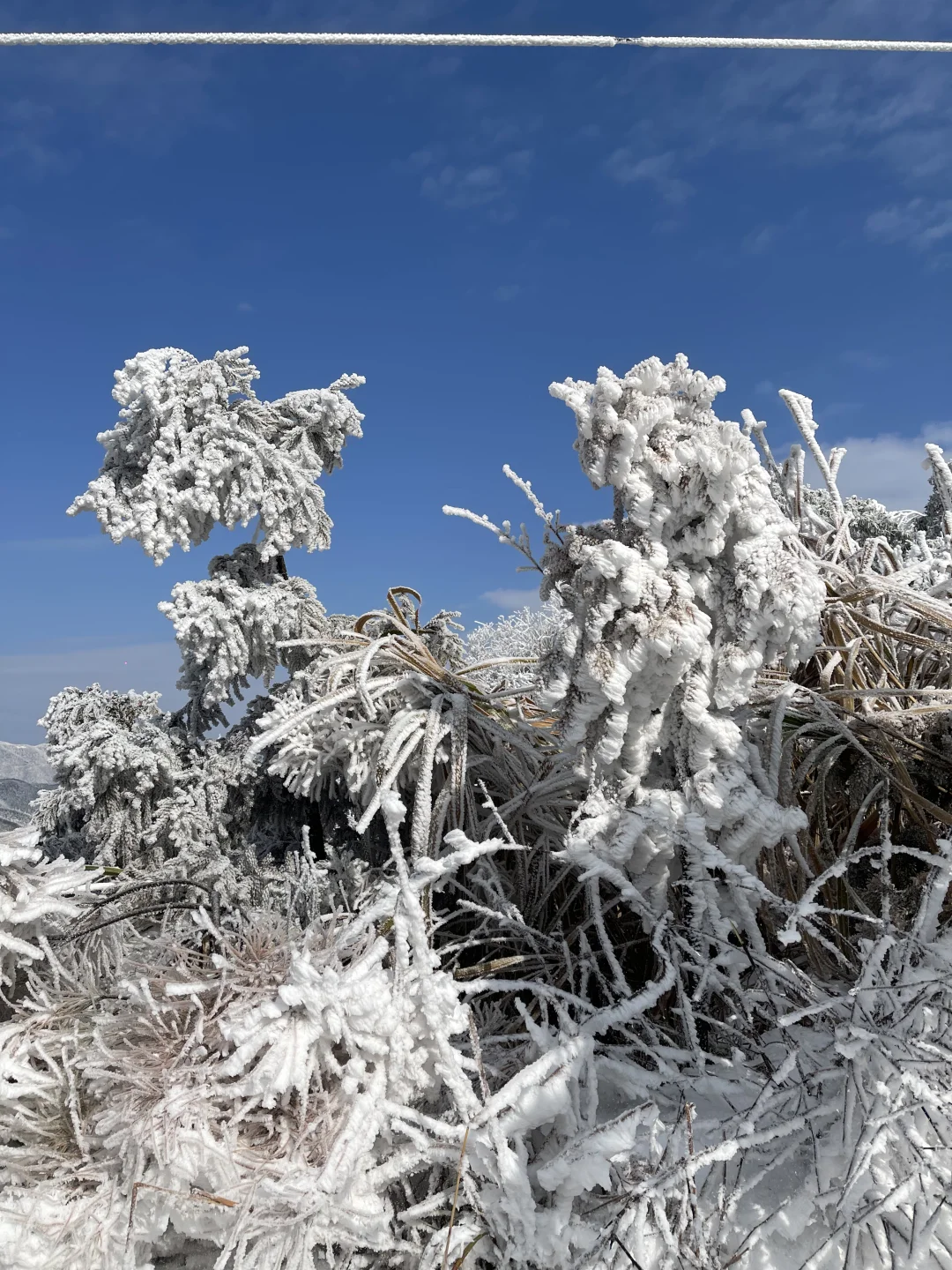广东看雪-清远云冰山 十二月底