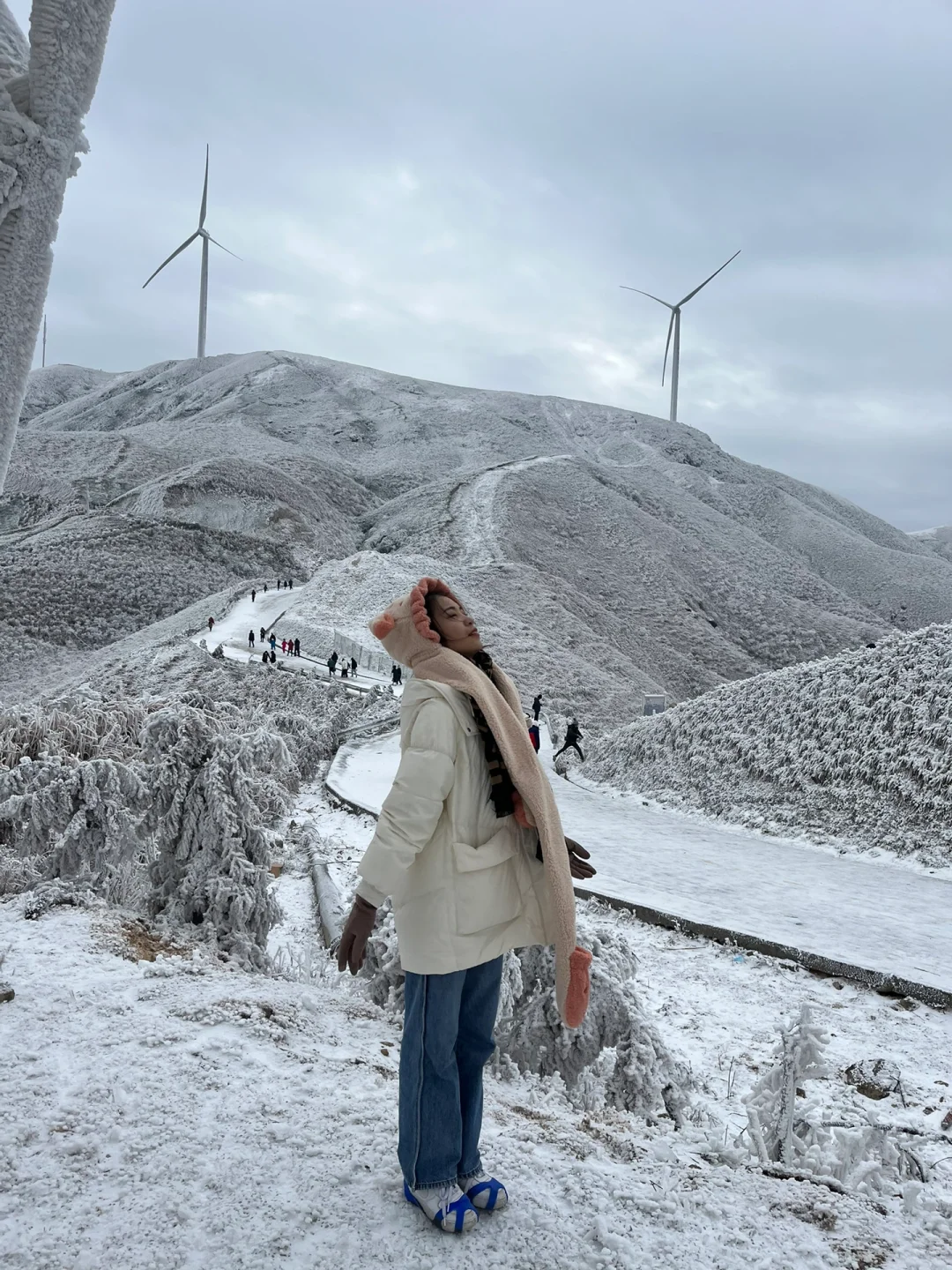 广东看雪-清远云冰山 十二月底