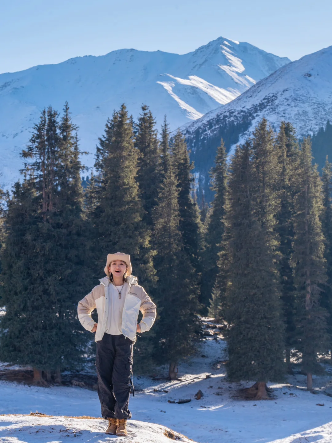 夏塔冬季开放啦!!冬季的伊犁才是雪景天花板