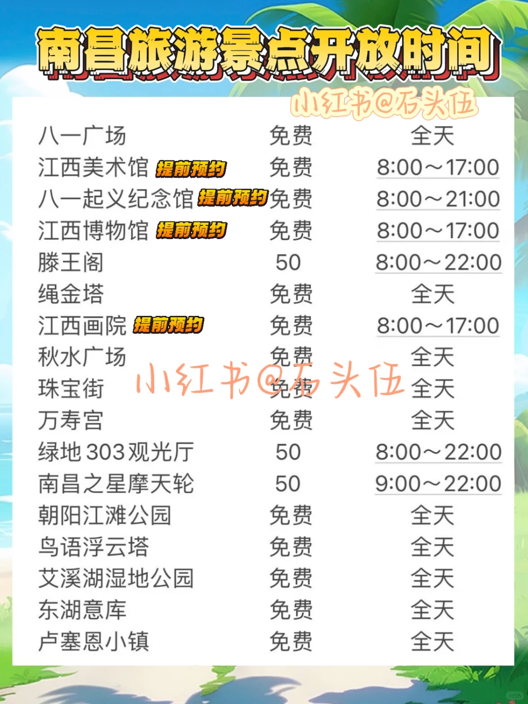 熬夜整理‼️超详细南昌懒人旅游攻略💯强推👍