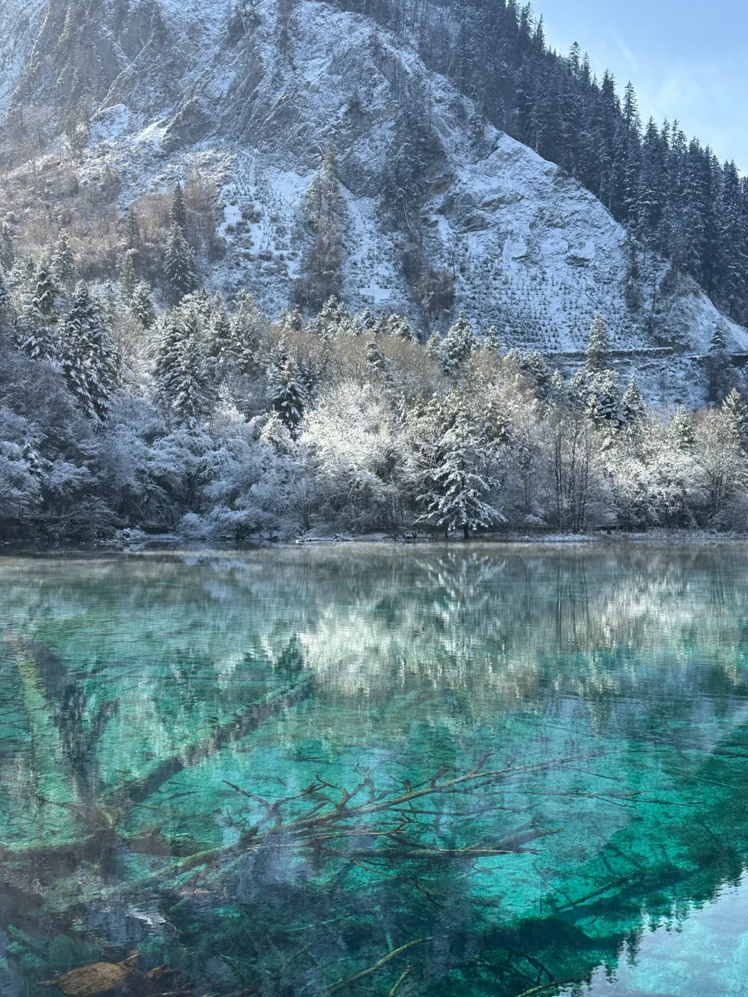 强烈推荐12月后的九寨沟,雪景+半价+人少