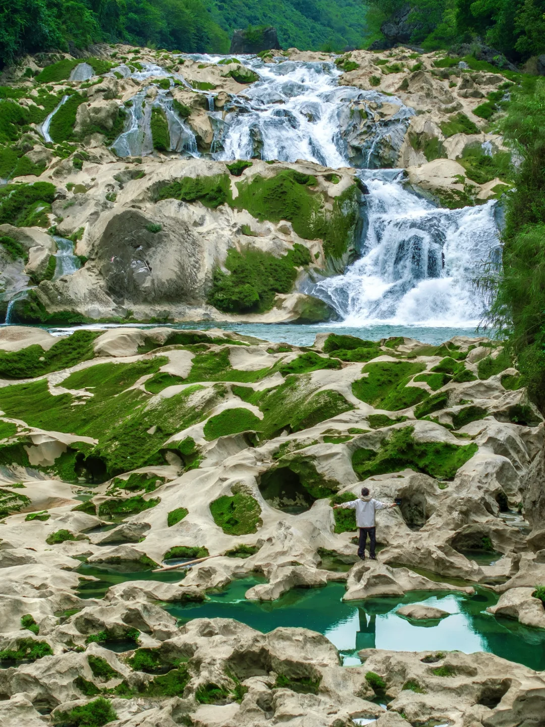 美炸了😭不愧是300万年前留下的自然遗迹❗️