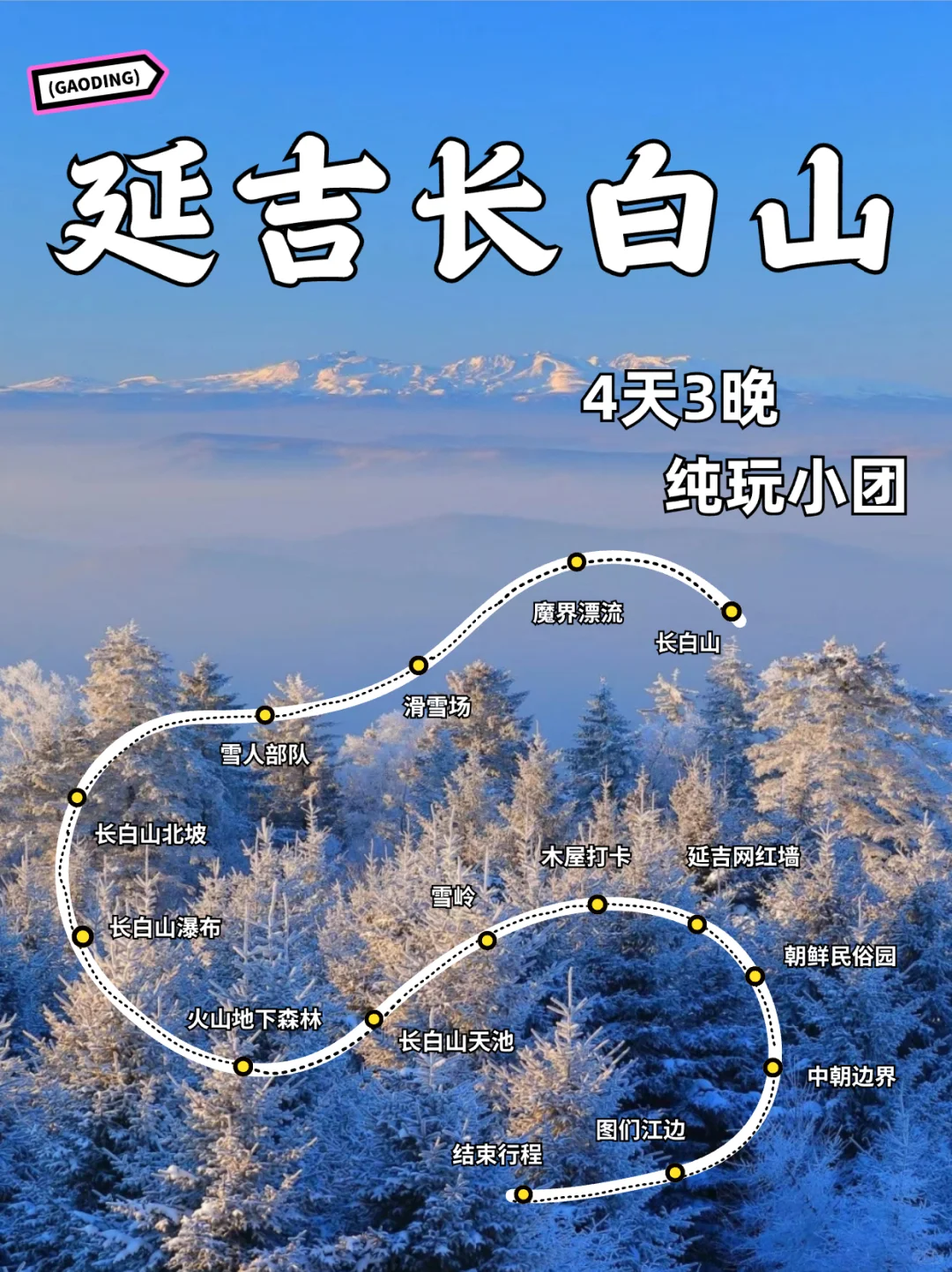 长白山延吉4天3晚旅行看这篇就够啦‼️