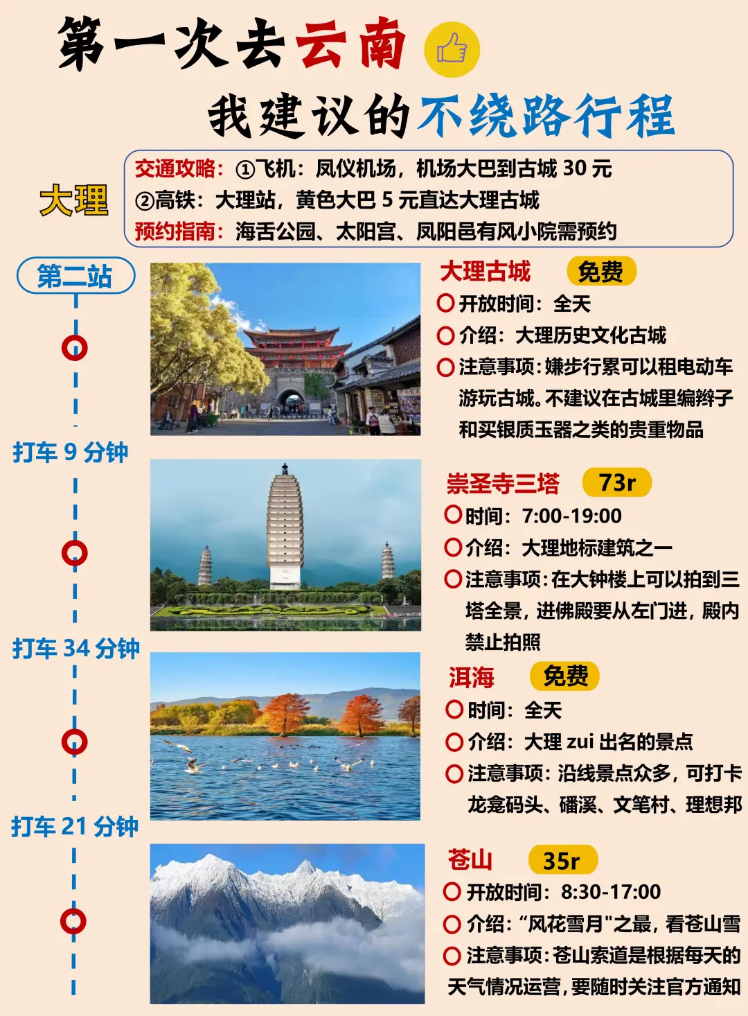 云南旅游攻略❗附正确游玩顺序+超全避坑