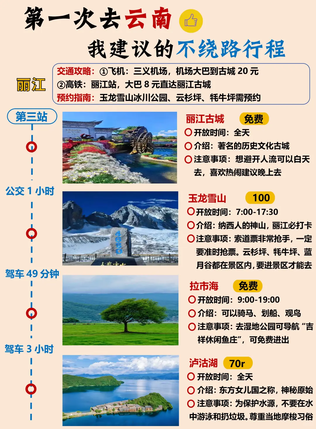 云南旅游攻略❗附正确游玩顺序+超全避坑