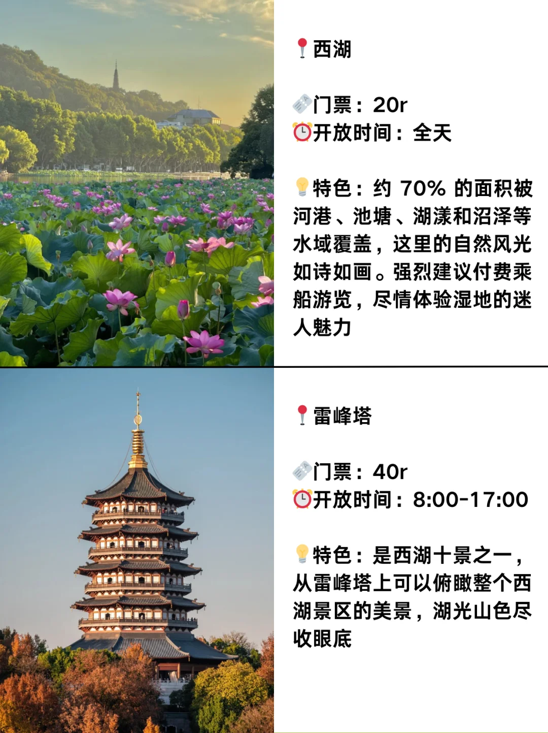 假期来杭州👉🏻认准本地人推荐的必去景点‼️