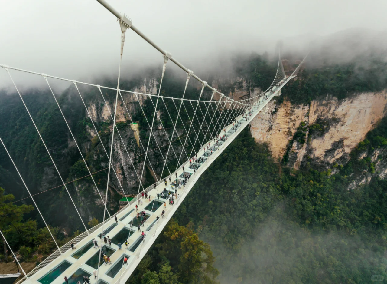 张家界大峡谷景区-玻璃桥