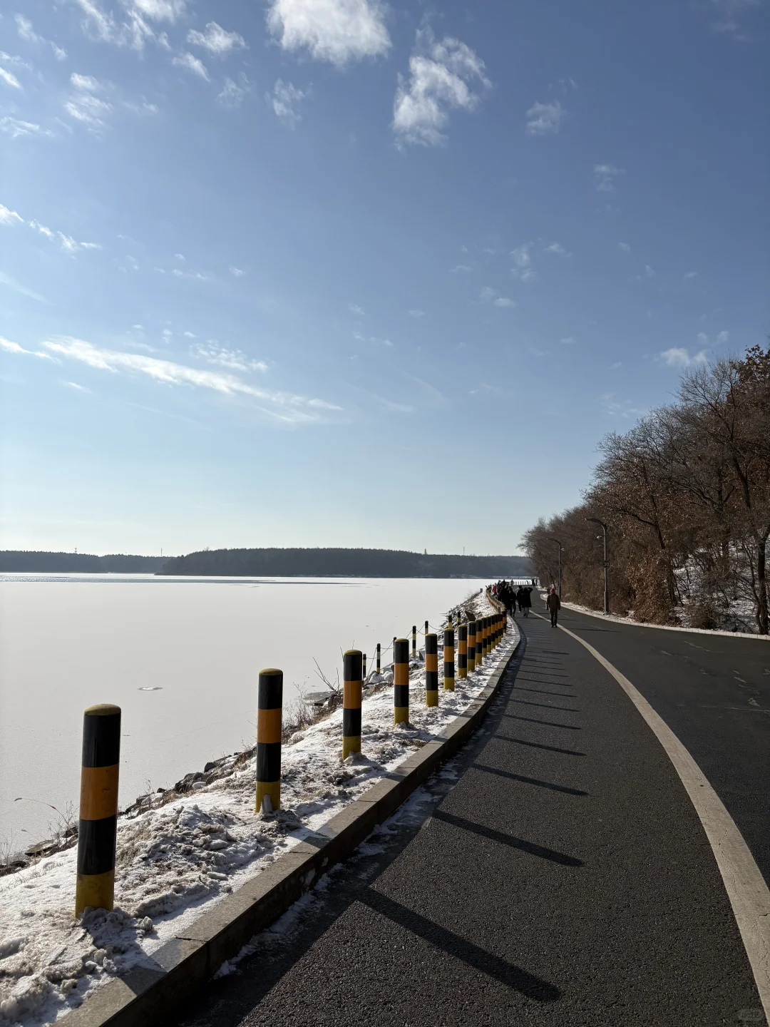 【长春净月潭】冬天里的蓝色北国公园❄️