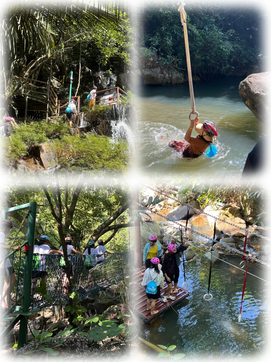 三亚呀诺达❗️感受雨林版男生女生向前冲😍