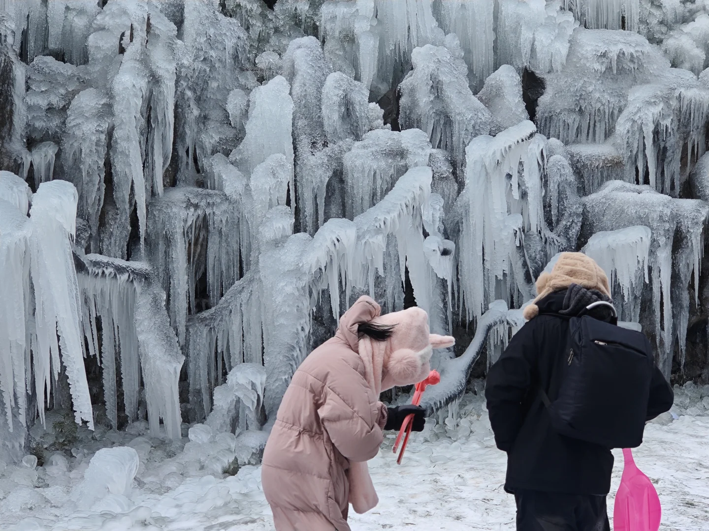 金佛山的冰瀑好漂亮呀🤩