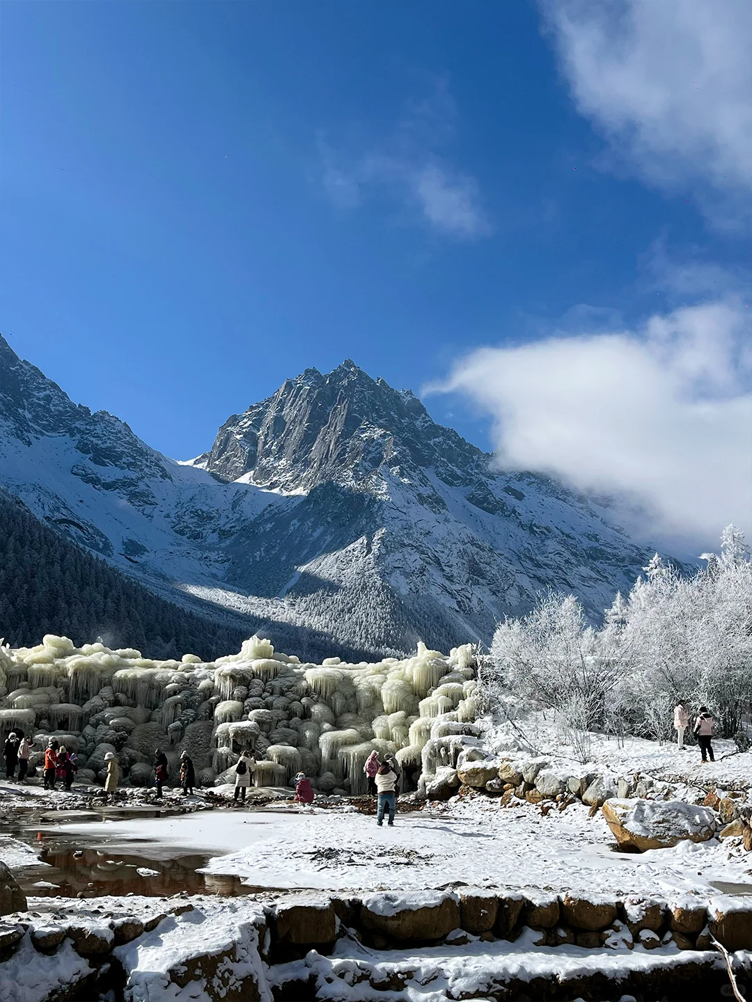 12.9毕棚沟实况，遇见童话世界里的仙境‼️