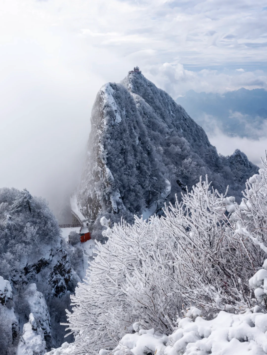 别急着冲!雪后的老君山,远胜下雪时的风光