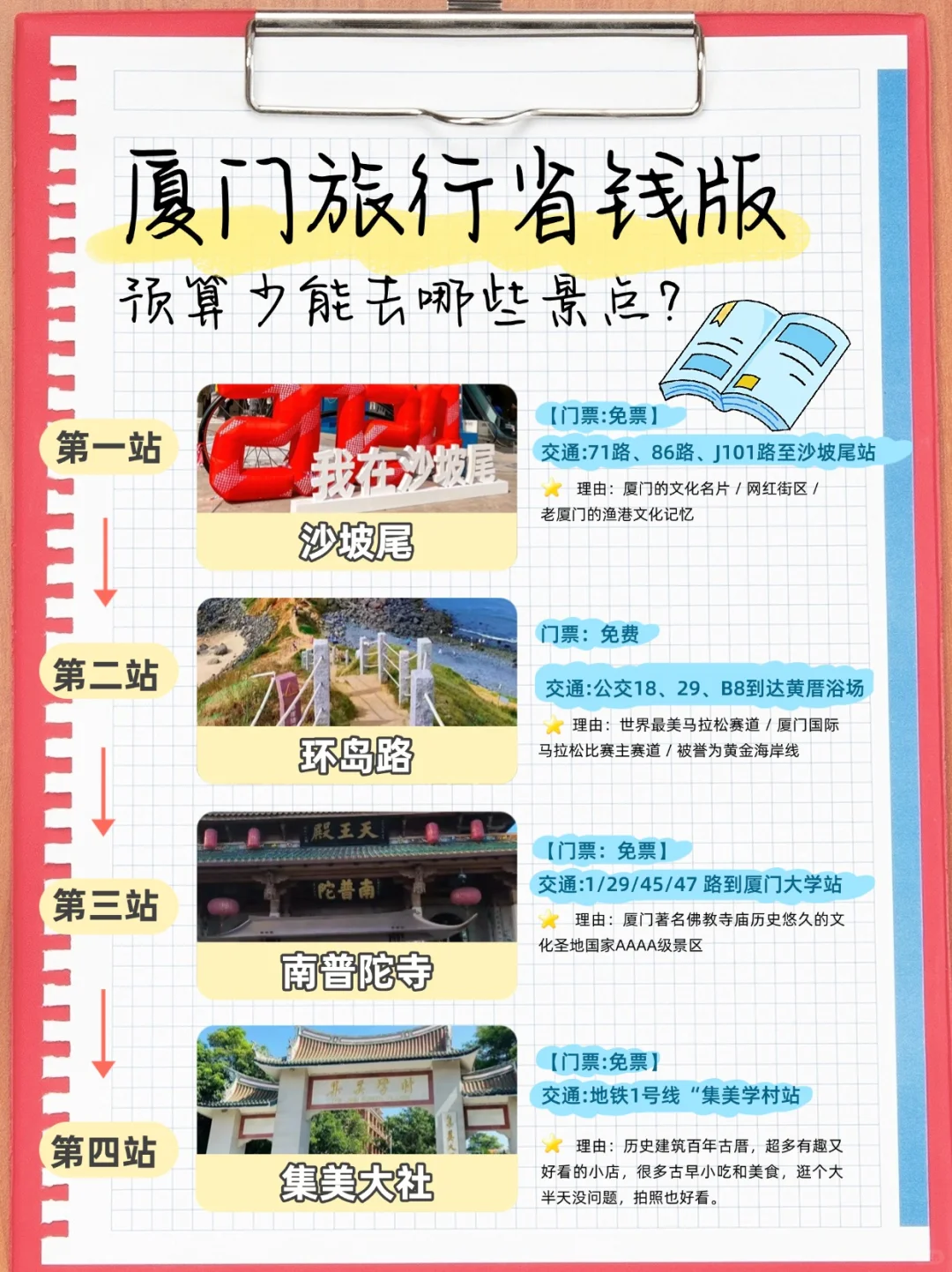 厦门1月份必打卡景点攻略🔥三天两夜特种