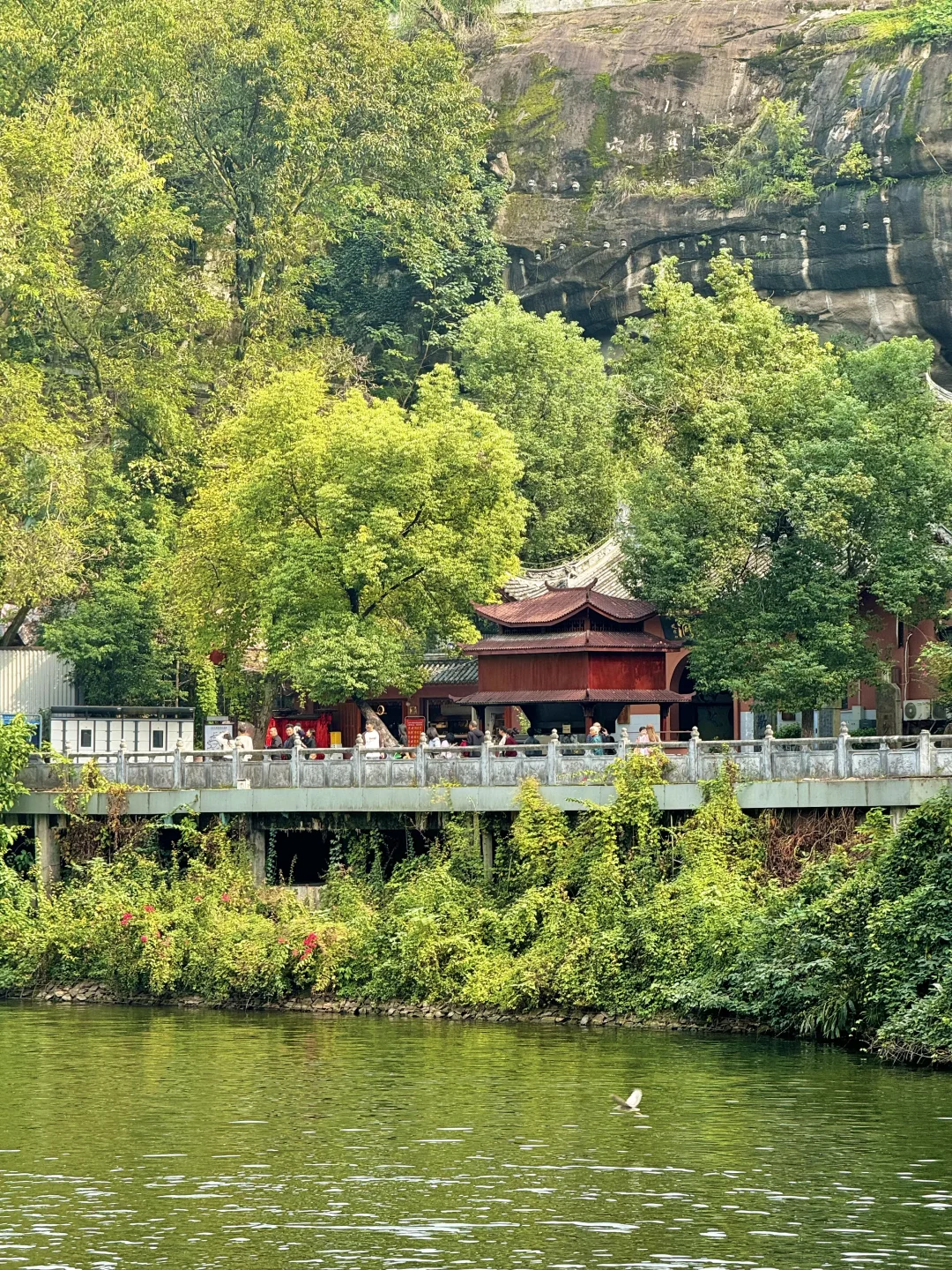 重庆华岩寺 喝茶 抄经 斋饭 赏秋 太全面了