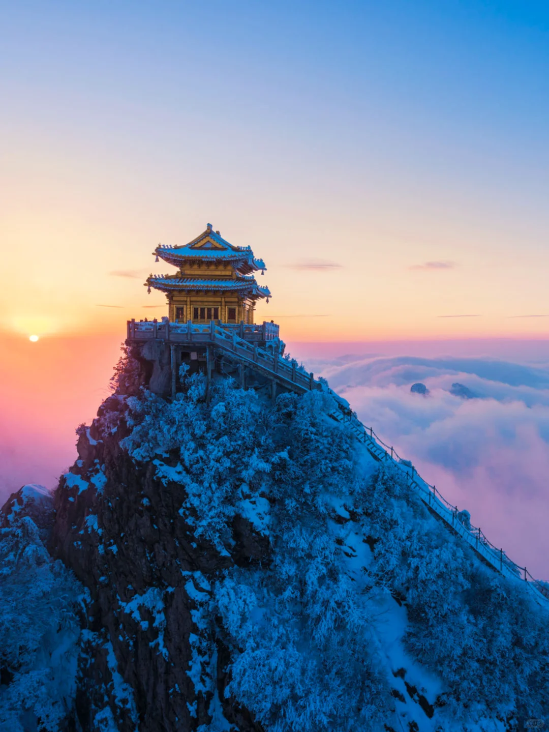 别急着冲!雪后的老君山,远胜下雪时的风光