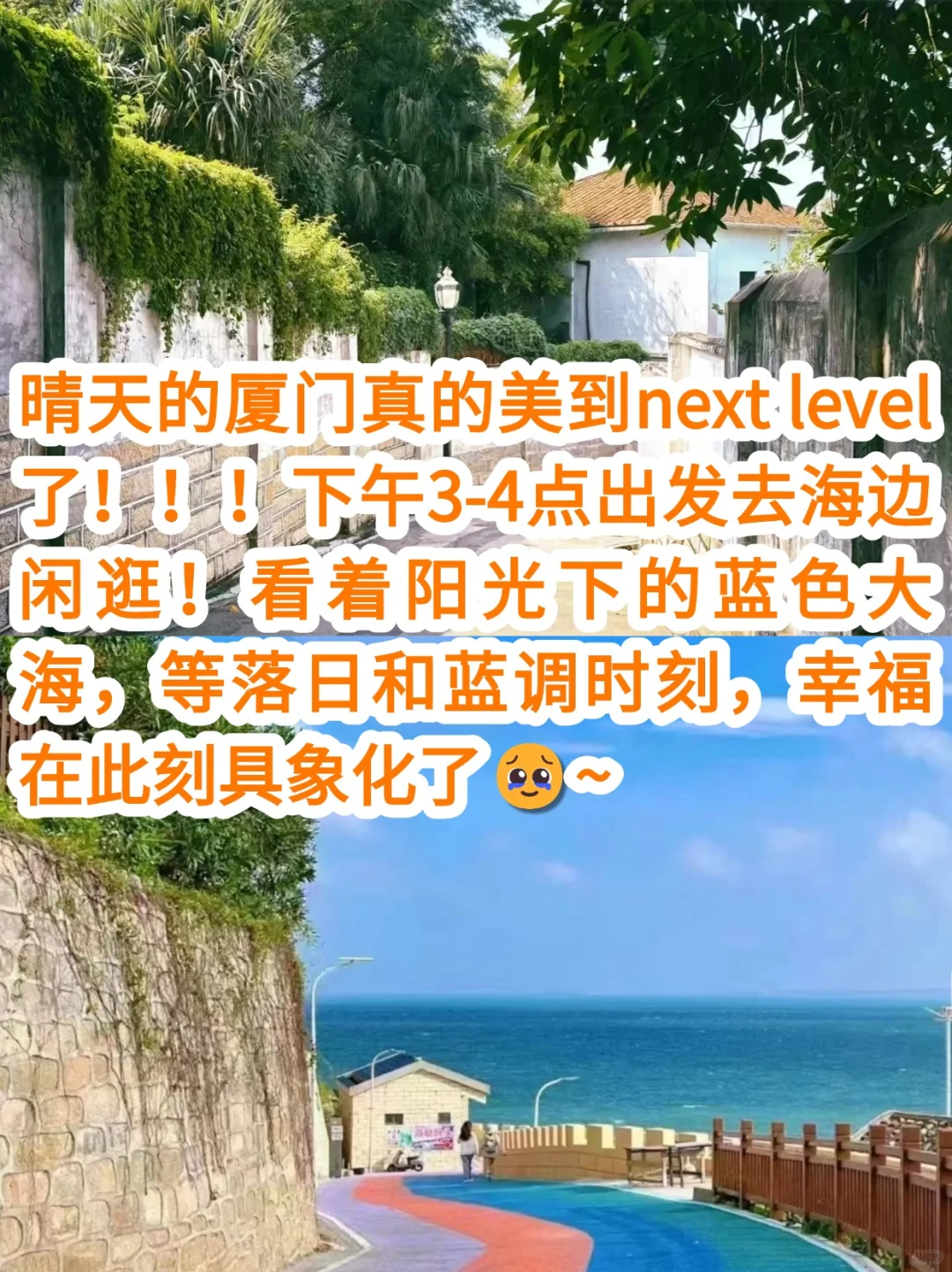 厦门1月份必打卡景点攻略🔥三天两夜特种