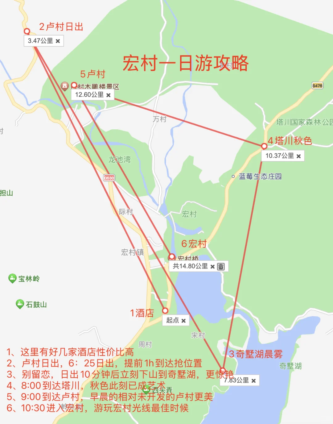 建议收藏❗黟县一日游最强卡点攻略