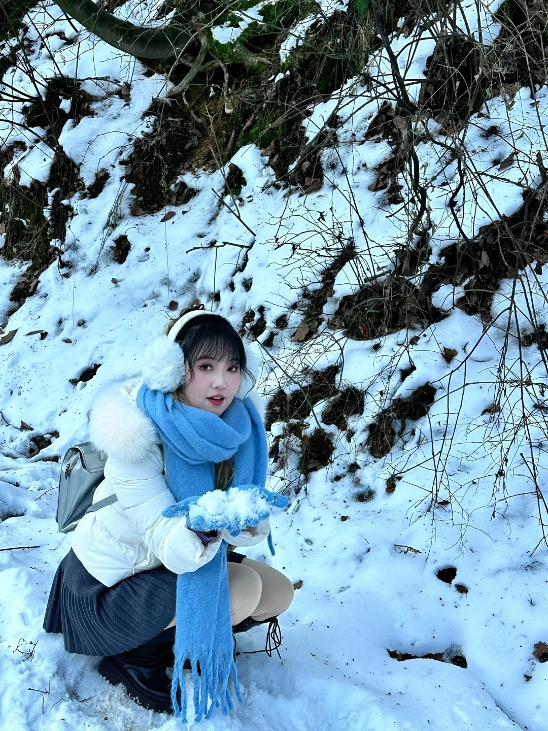 南岭公园雪化了？！❄️西安2.5h抵达冰雪世界～