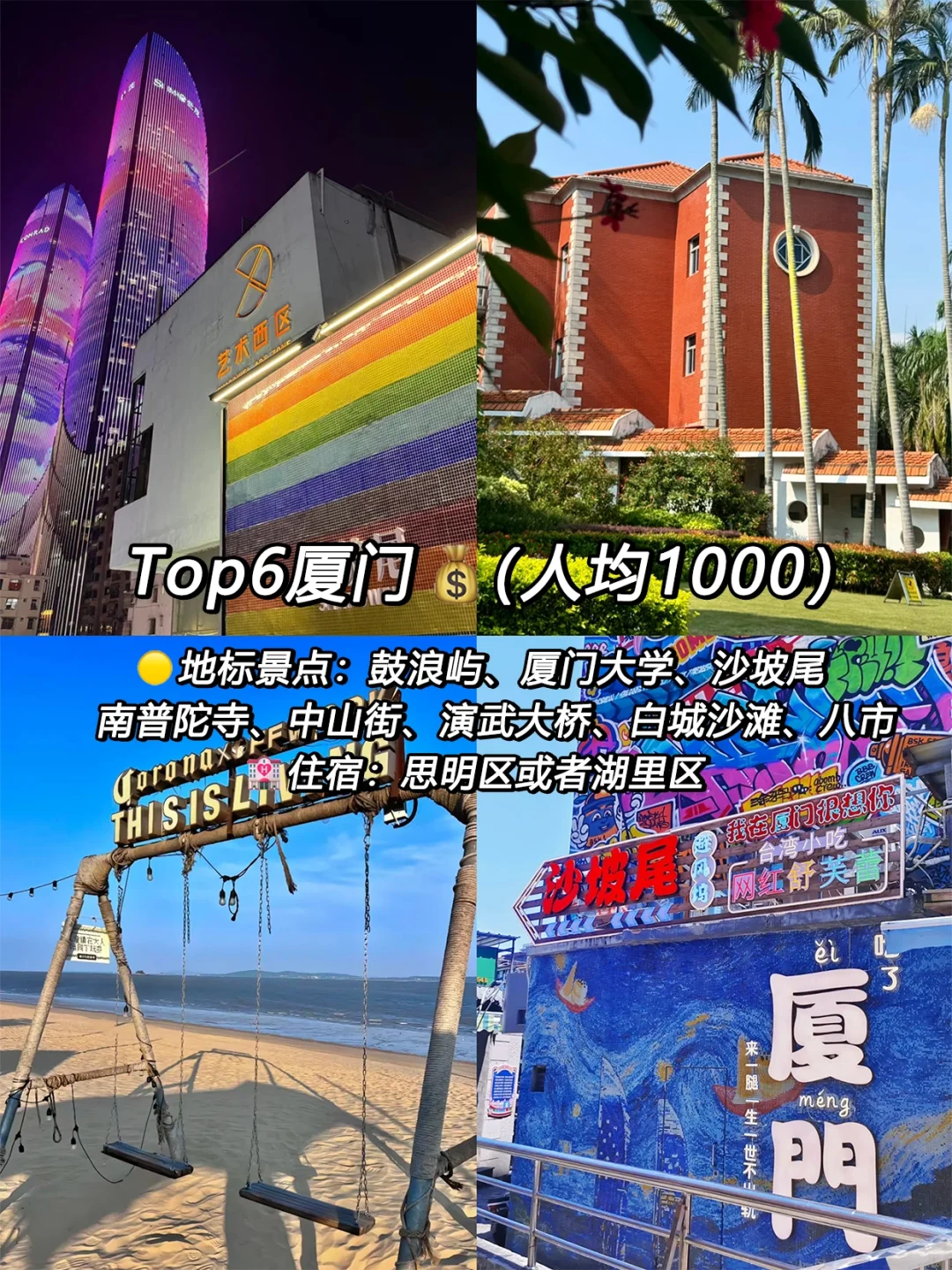 强烈推荐❗❗国内适合穷游的9个城市(码住