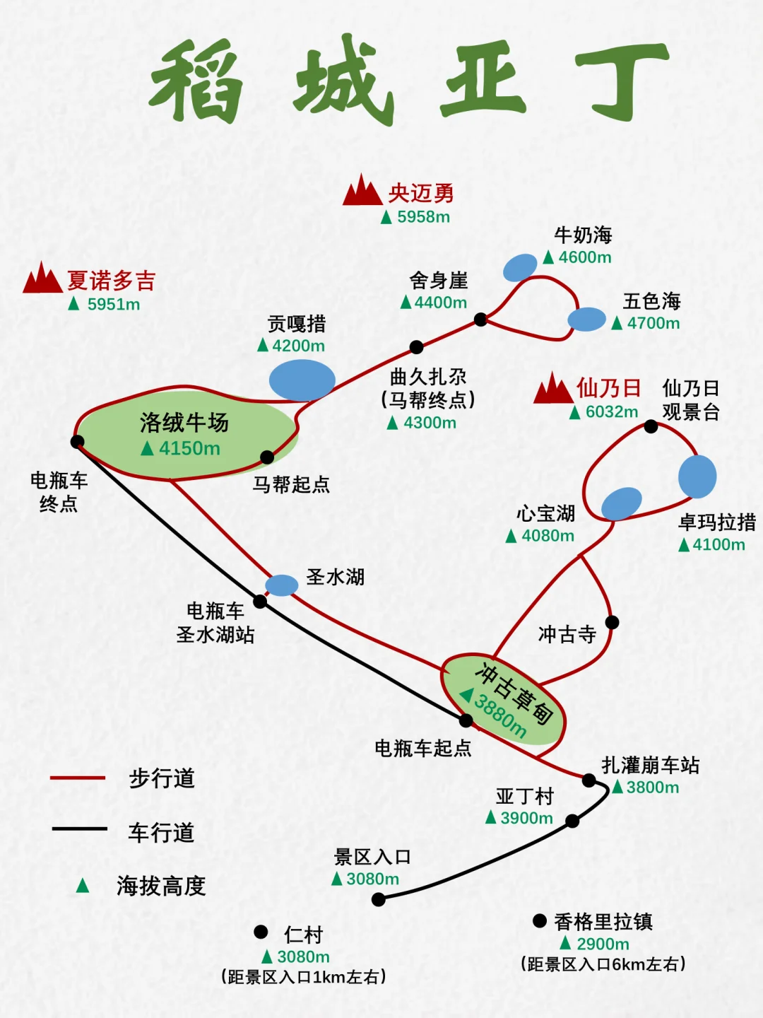 稻城亚丁万字图解全攻略+6条路线解析