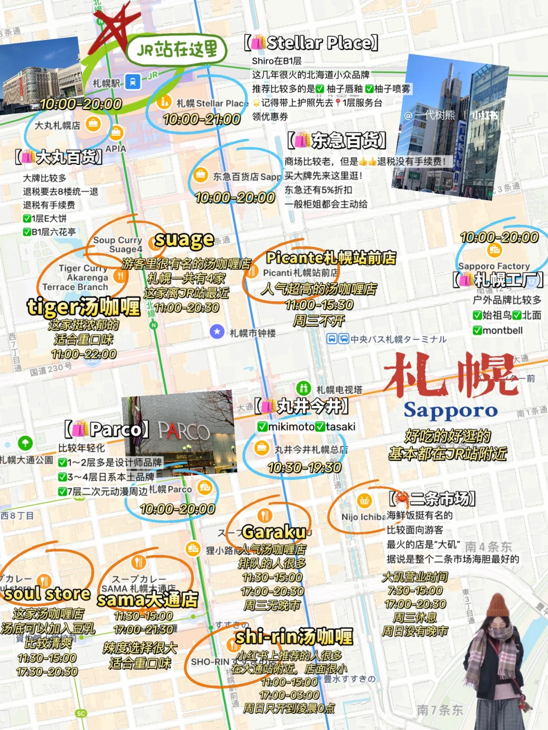 冬日北海道自由行必看攻略！超详细路线规划