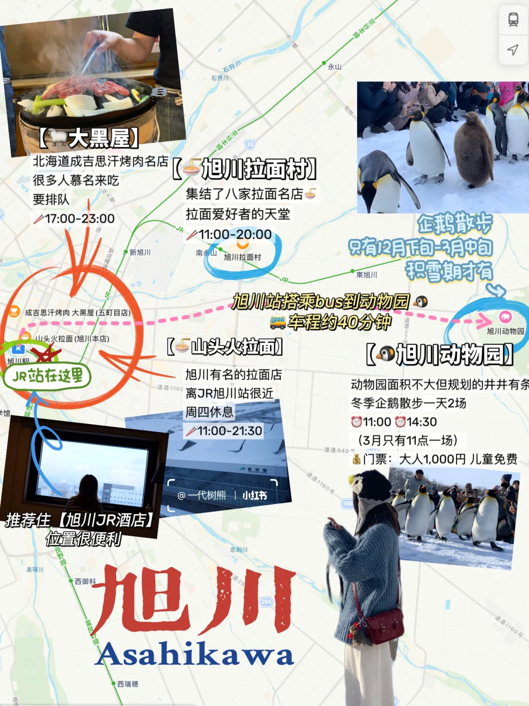 冬日北海道自由行必看攻略！超详细路线规划