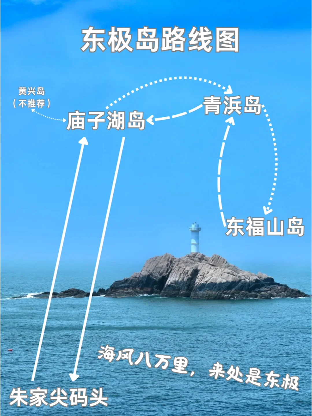 给6-8月来东极岛旅行的姐妹做了攻略