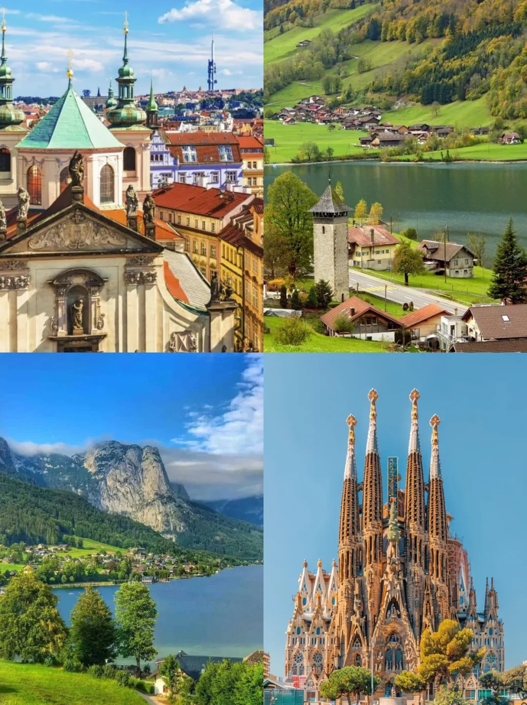 一张图说清❗第一次欧洲游去哪玩（超全的）