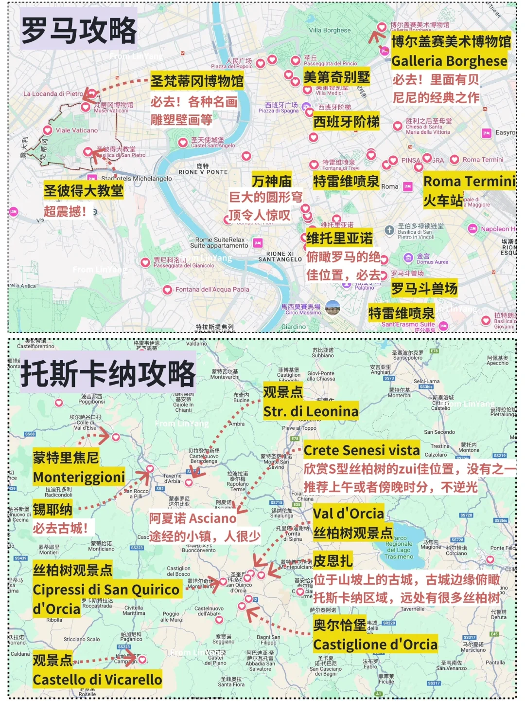 意大利旅行，有这篇全攻略就够了❗️附18日游