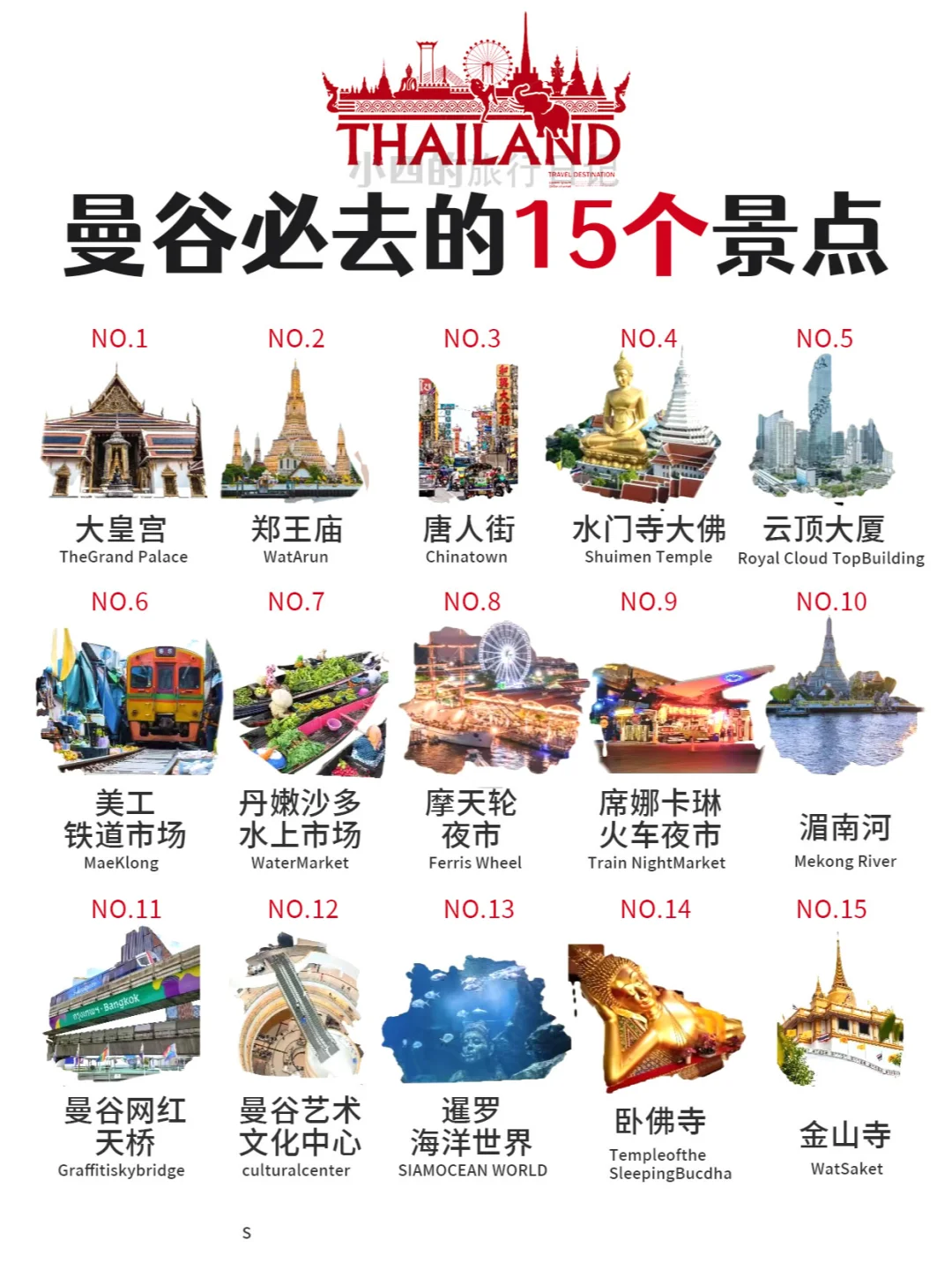 人生建议：泰国曼谷必去的15个景点