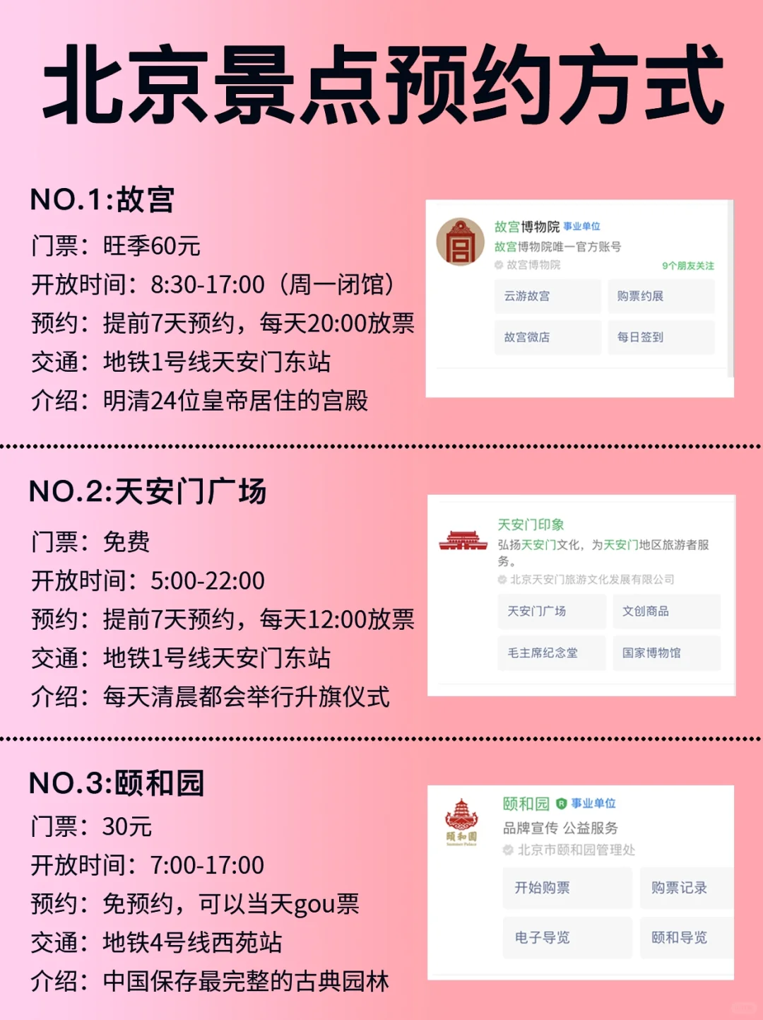 去北京不知道怎么预约景点🫣这一篇告诉你