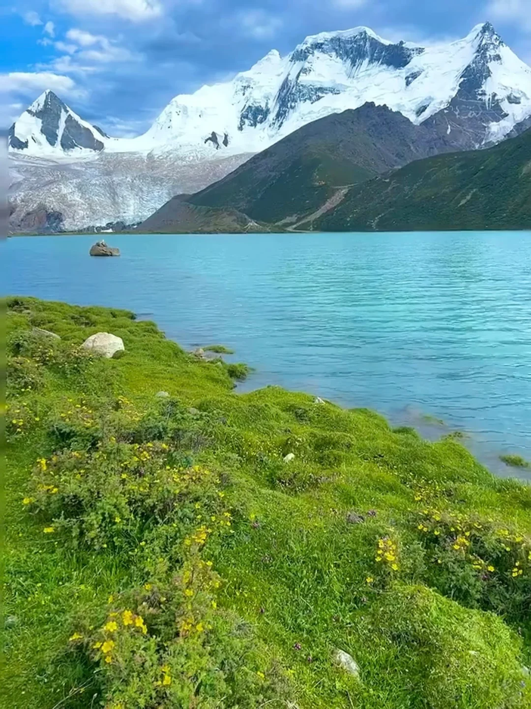 为了这条桥来的萨普神山，真的比冰岛还震撼!