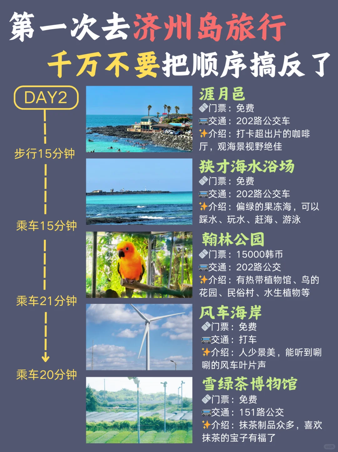 济州岛旅游攻略🔥超全懒人版路线整理！