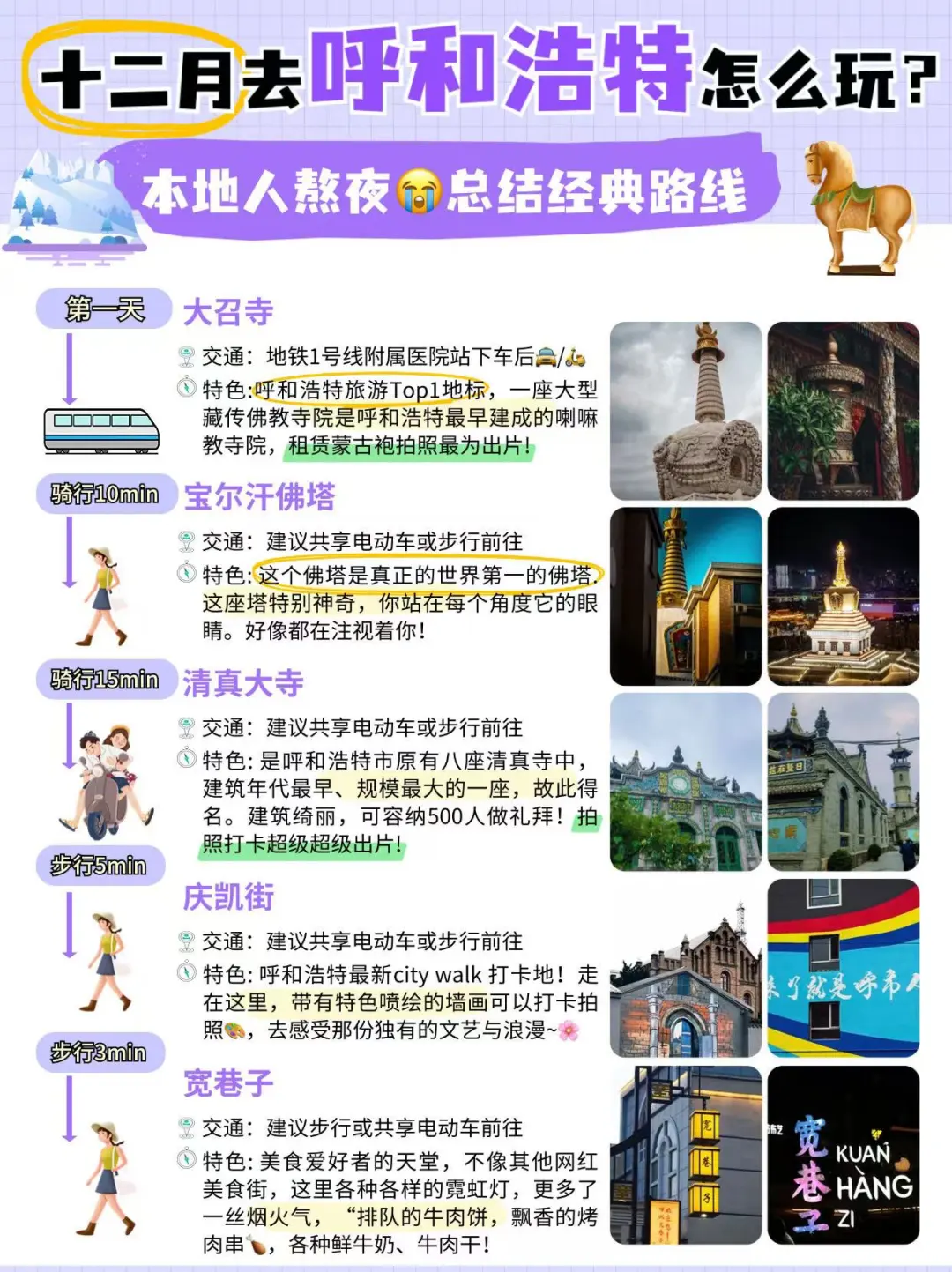 12月反向旅游去呼和浩特太爽啦🤩人少还好玩